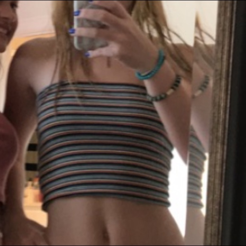 Brandy Melville Striped tube top
